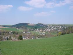 Blick den Geiersberg, Ortsteil Eibenberg